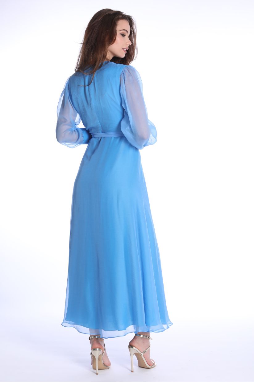 Chianti Midi Silk Azure