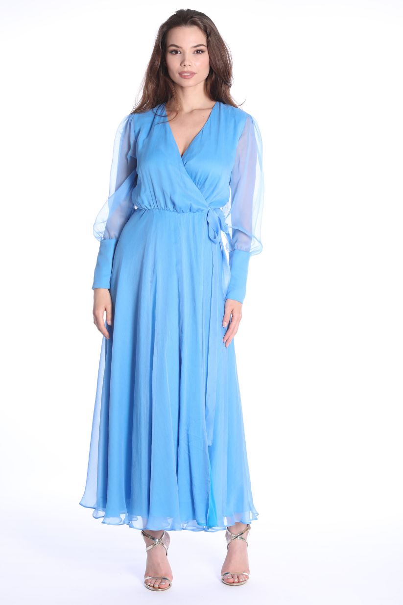 Chianti Midi Silk Azure