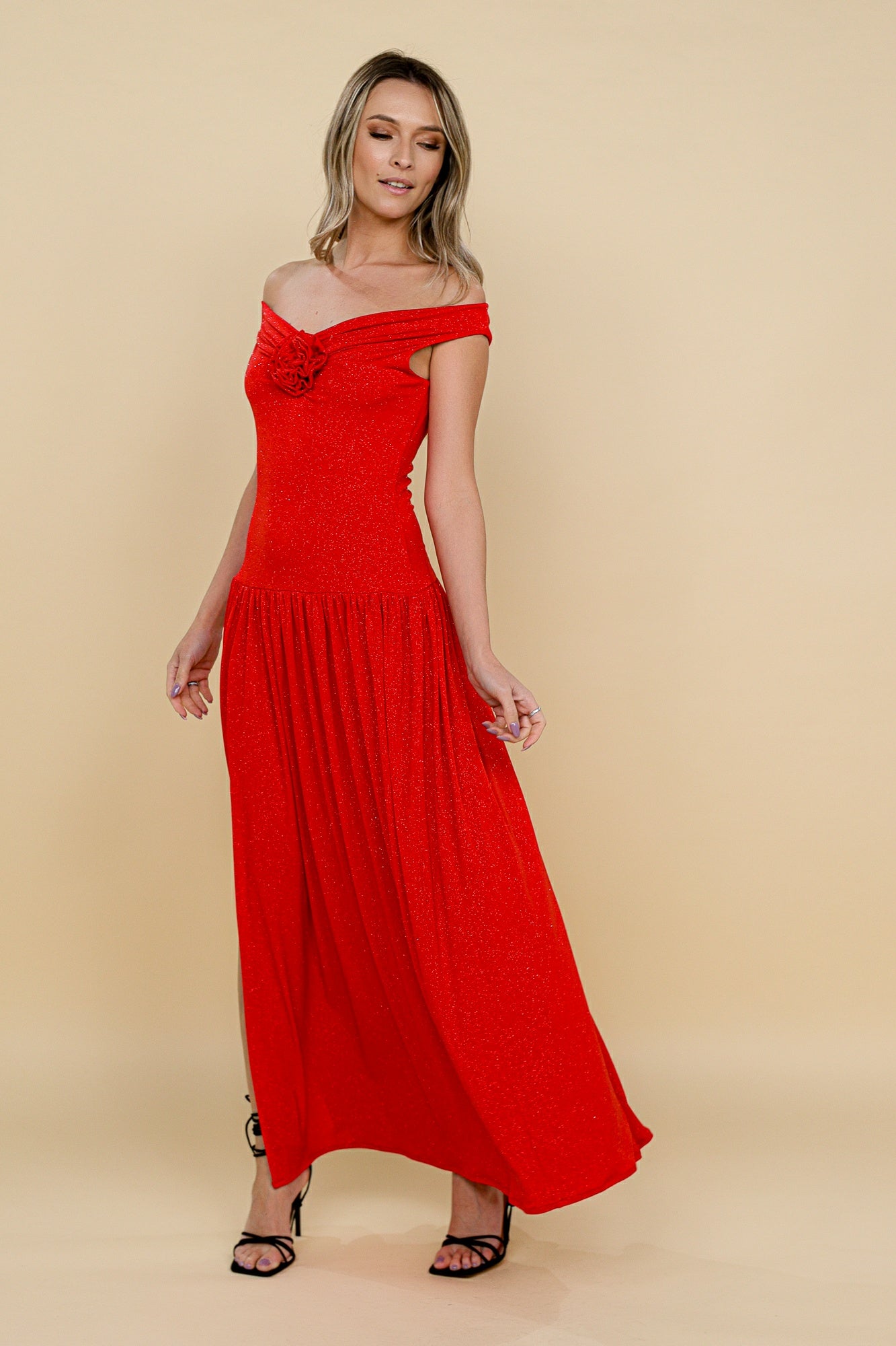 Venice Maxi A-line Red
