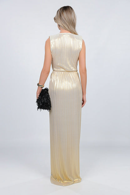 VERONA PLEATED GOLD