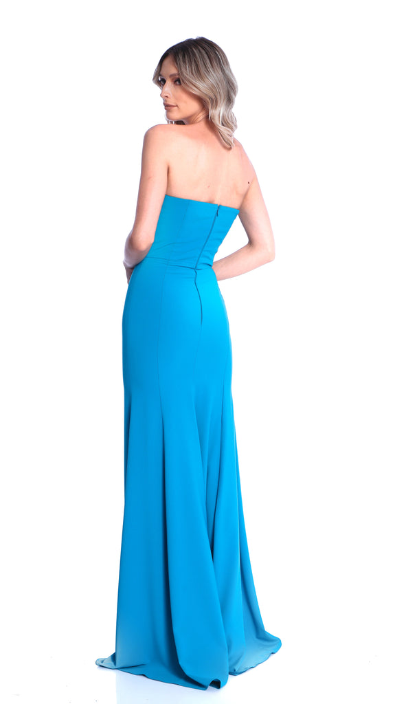 Cannes Maxi Dress In Turquoise