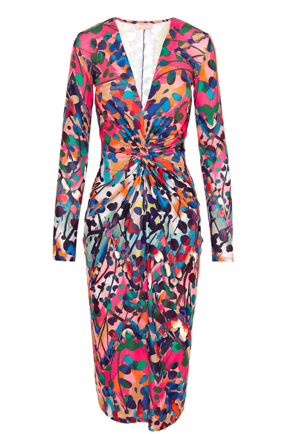 Mallorca Jersey Midi Dress in Barcelona Print