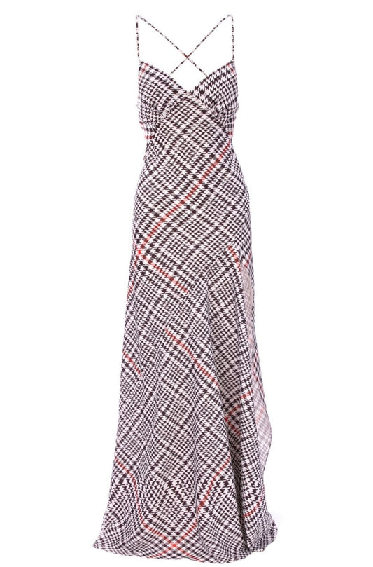 Seville Satin Maxi in London Print