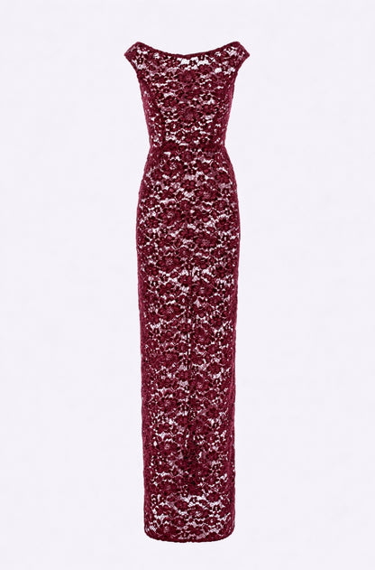 MARSEILLE LACE BURGUNDY
