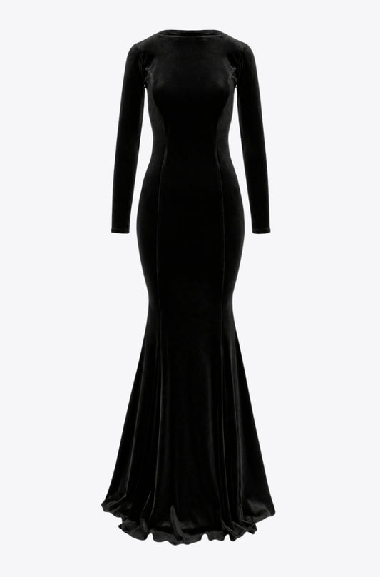 Melbourne Velvet Gown in Black