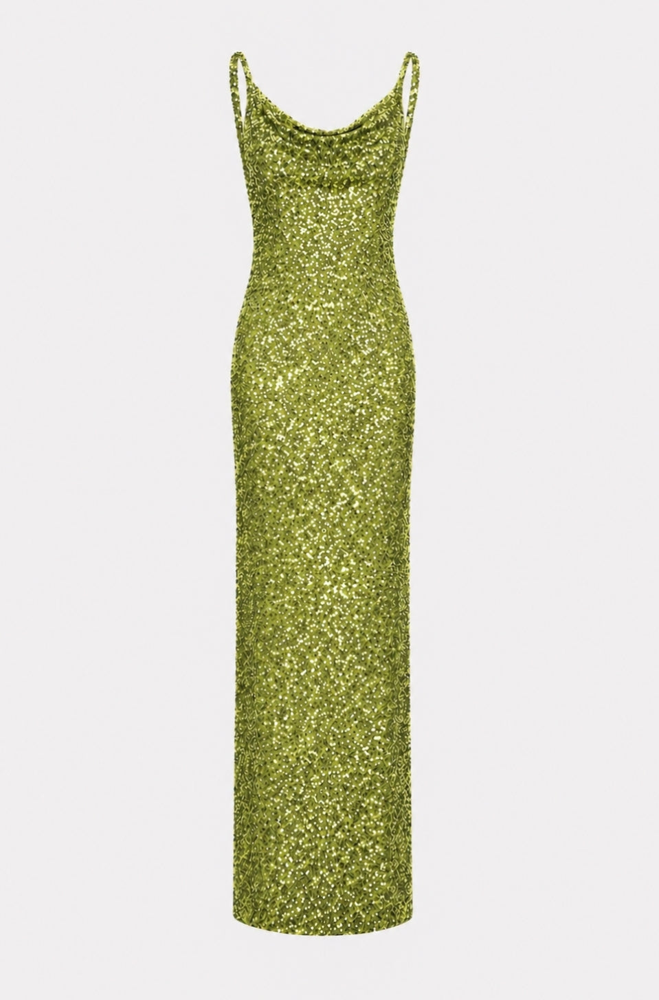 MARGOT SEQUIN MAXI DRESS LIME