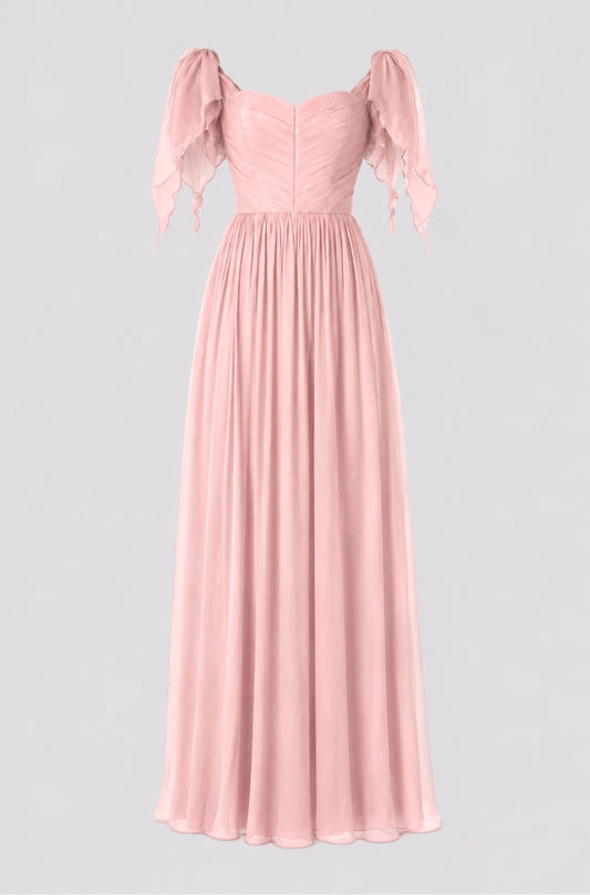 ELIZABETH SILK GOWN PINK